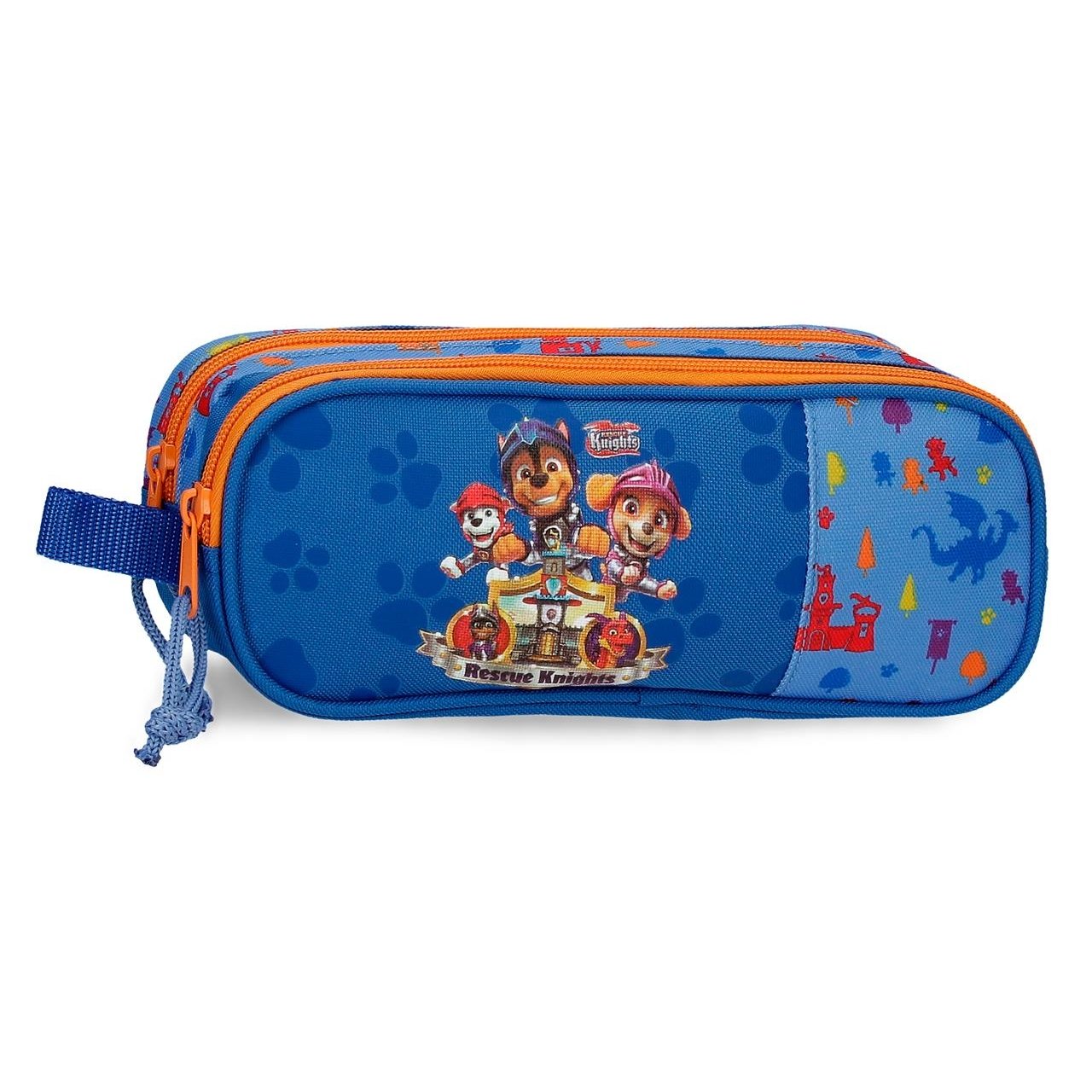 ESTUCHE PATRULLA CANINA RESCUE KNIGHTS DOS COMPARTIMENTOS