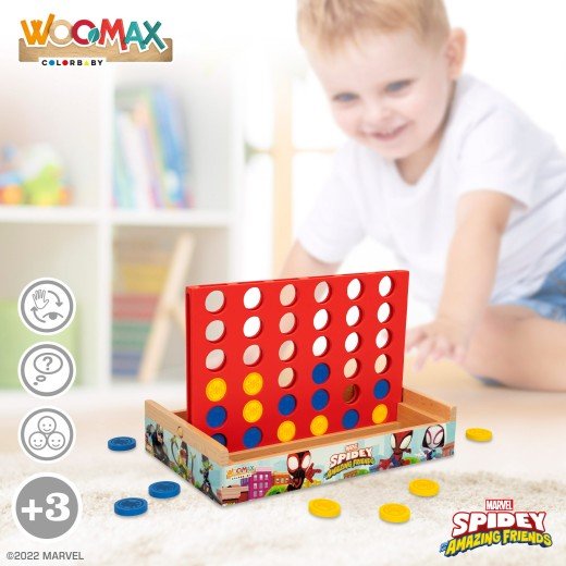WOOMAX Spidey y su superequipo Juego 4 en raya