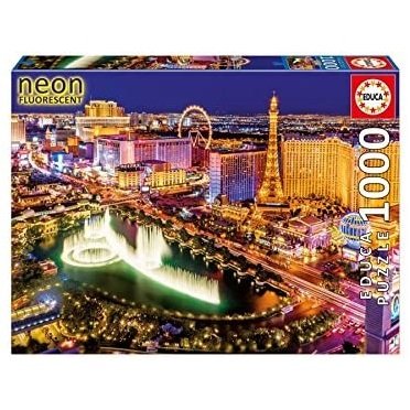 Puzzle 1000 Piezas Las Vegas Neon