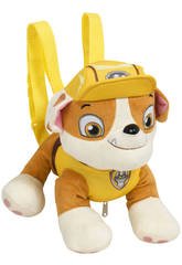 Mochila Peluche Paw Patrol Rubble 33 cm