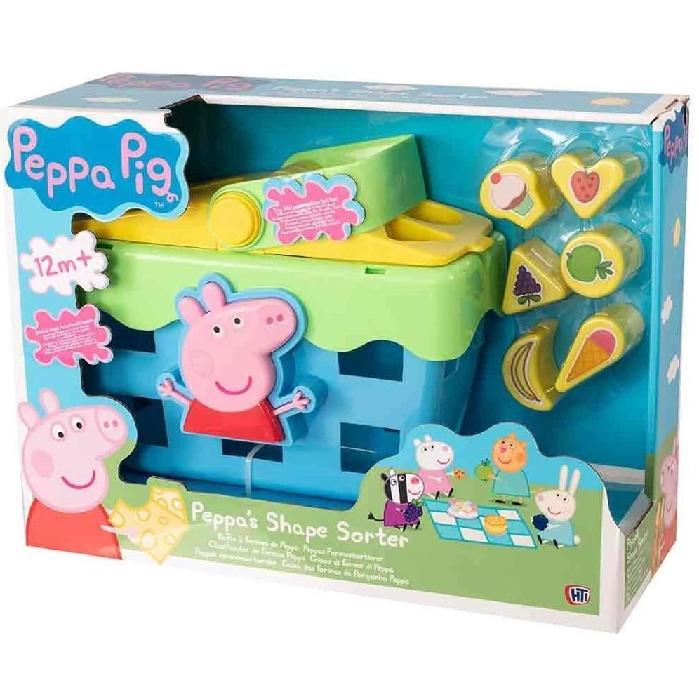 Peppa Pig - Cesta Picnic con Formas para Encajar