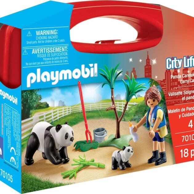 PLAYMOBIL Maletín Cuidadora Pandas