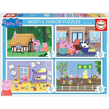 Multi Puzzle Progresivo Peppa Pig 4 en 1 Progresivo
