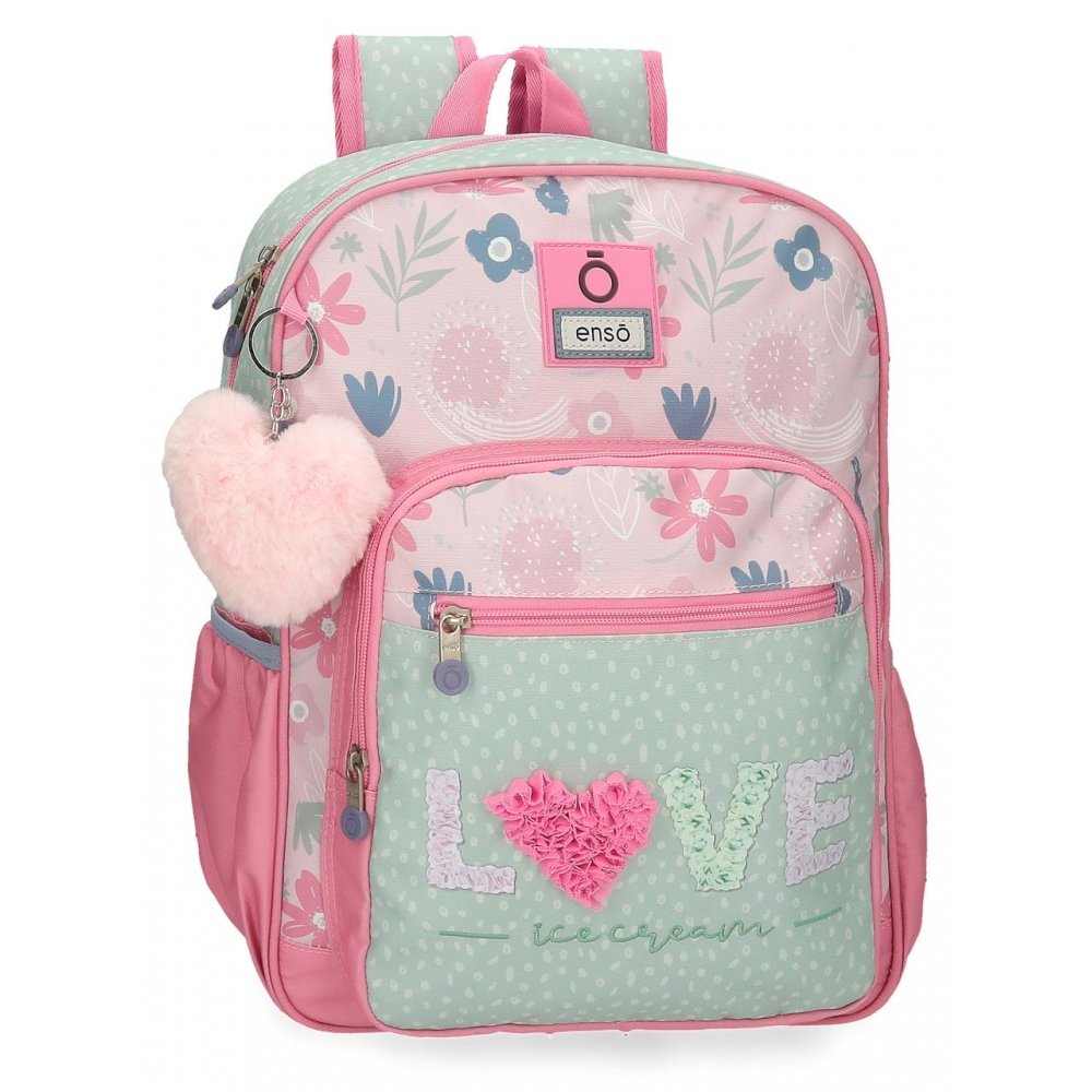 Mochila Escolar Enso Love Ice Cream 38 Cm