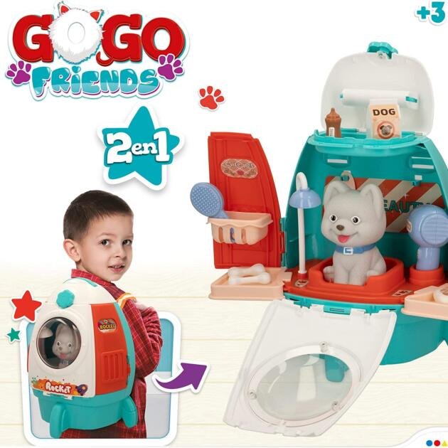 Mochila peluquería canina 2 en 1 con mascota