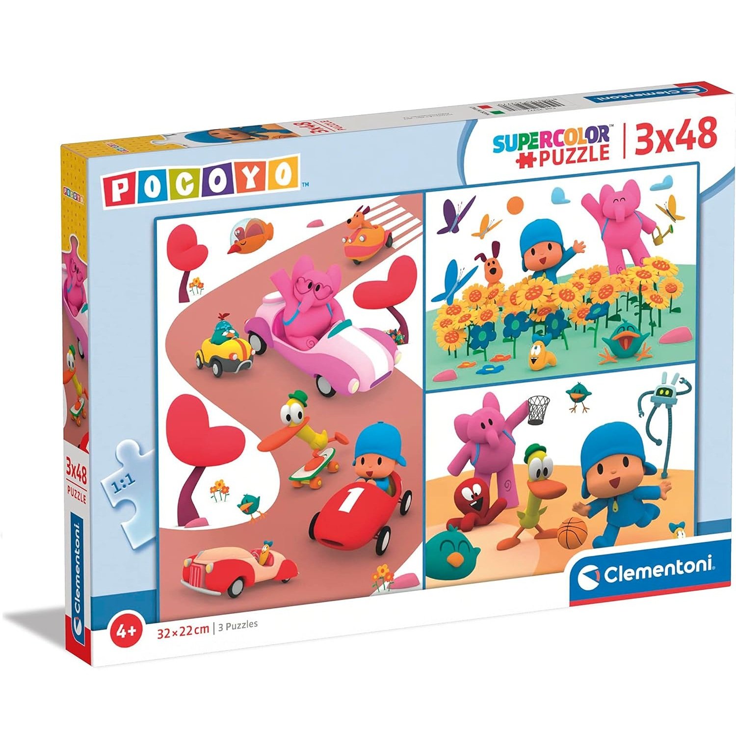 Puzzle 3x48 pzas. Pocoyo