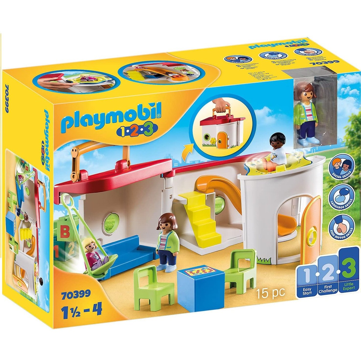PLAYMOBIL 1,2,3 - Guardería Maletín