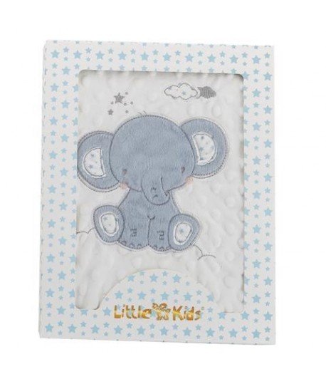 Mantita elefante azul 100x75cm