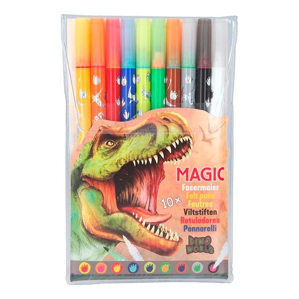 Dino World Rotuladores Mágicos Doble Punta