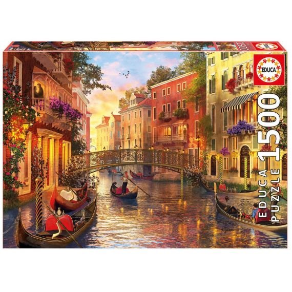 Puzzle 1500 piezas Atardecer en Venecia