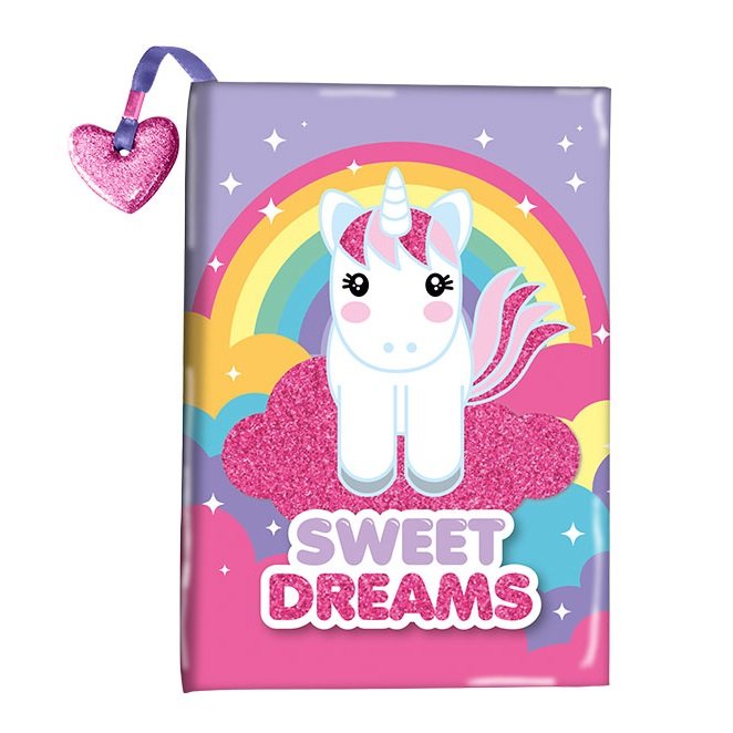 DIARIO PVC + GLITTER SWEET DREAMS