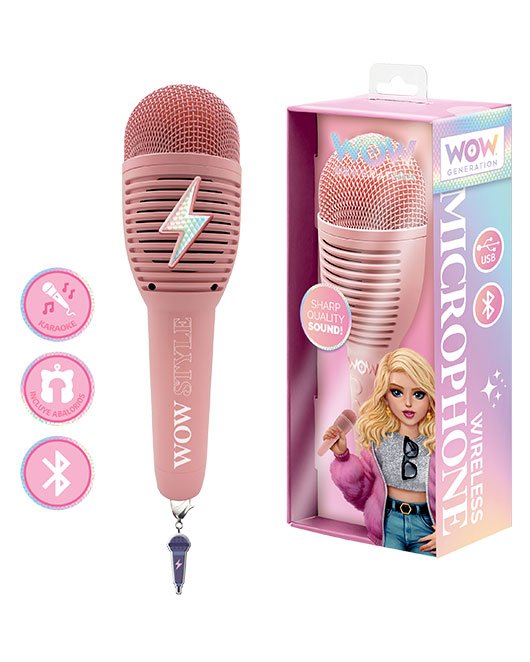 MICRÓFONO BLUETOOTH CON GRABADORA WOW GENERATION