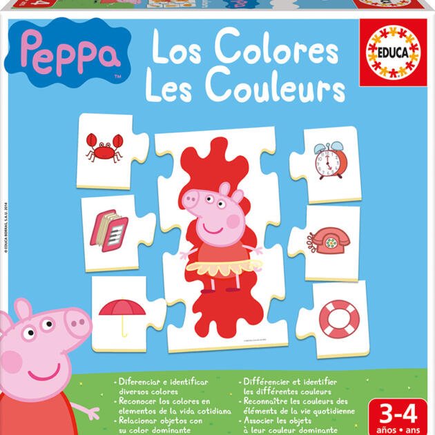 Aprendo Los Colores Peppa. Educa