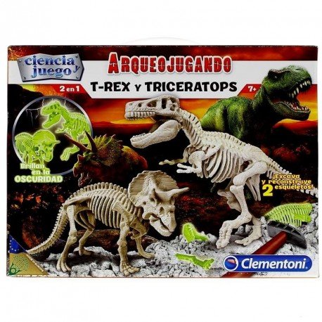 Arqueojugando - T-Rex y Triceratops