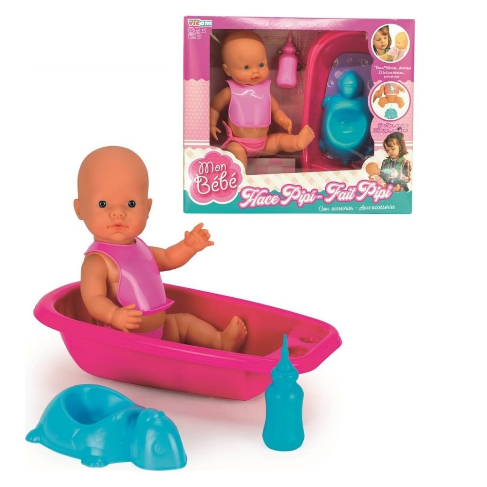 Bebé Pipi con Bañera