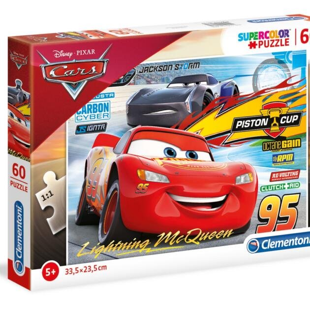 Disney Cars - 60 piezas - Supercolor Puzzle
