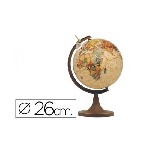 Esfera Terrestre NOVA RICO Marco Polo 26 cm Luminosa con Lupa