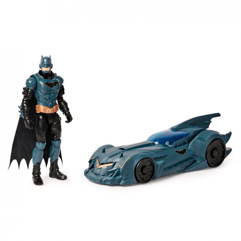 FIGURA BATMAN 30 CM Y BATMOVIL