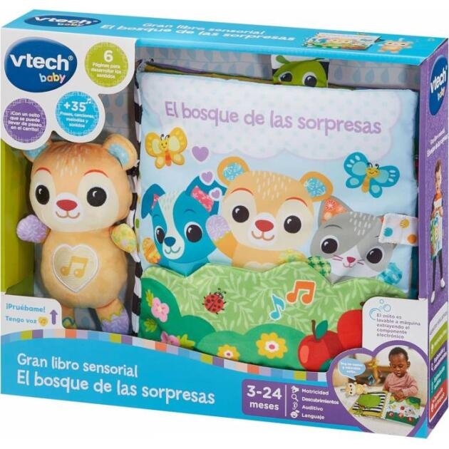 GRAN LIBRO SENSORIAL EL BOSQUE DE LAS SORPRESAS DE VTECH
