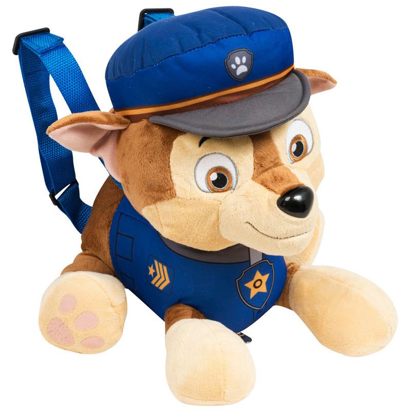Mochila Peluche Paw Patrol Chase 33 cm