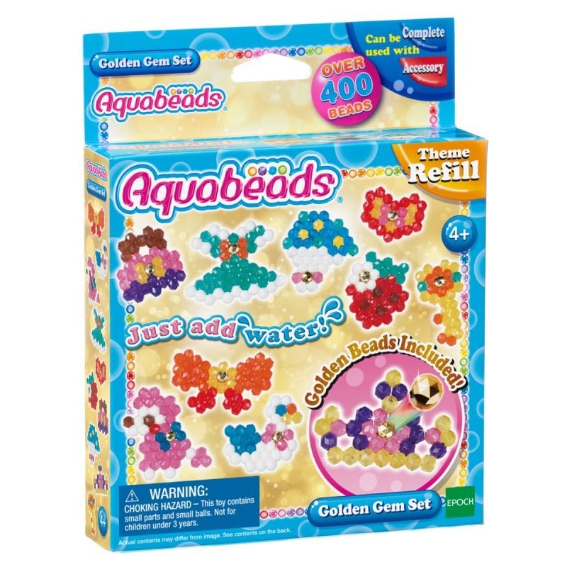 Aquabeads Set Gemas Doradas