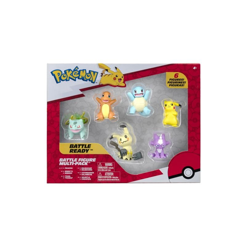 Pokemon pack de 6 figuras
