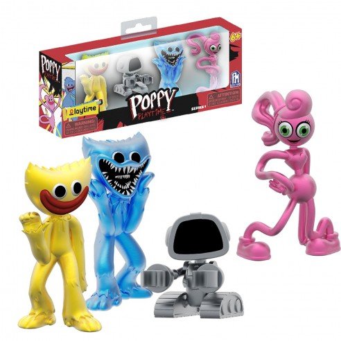 Poppy Playtime Pack 4 Minifiguras 7cm en Caja
