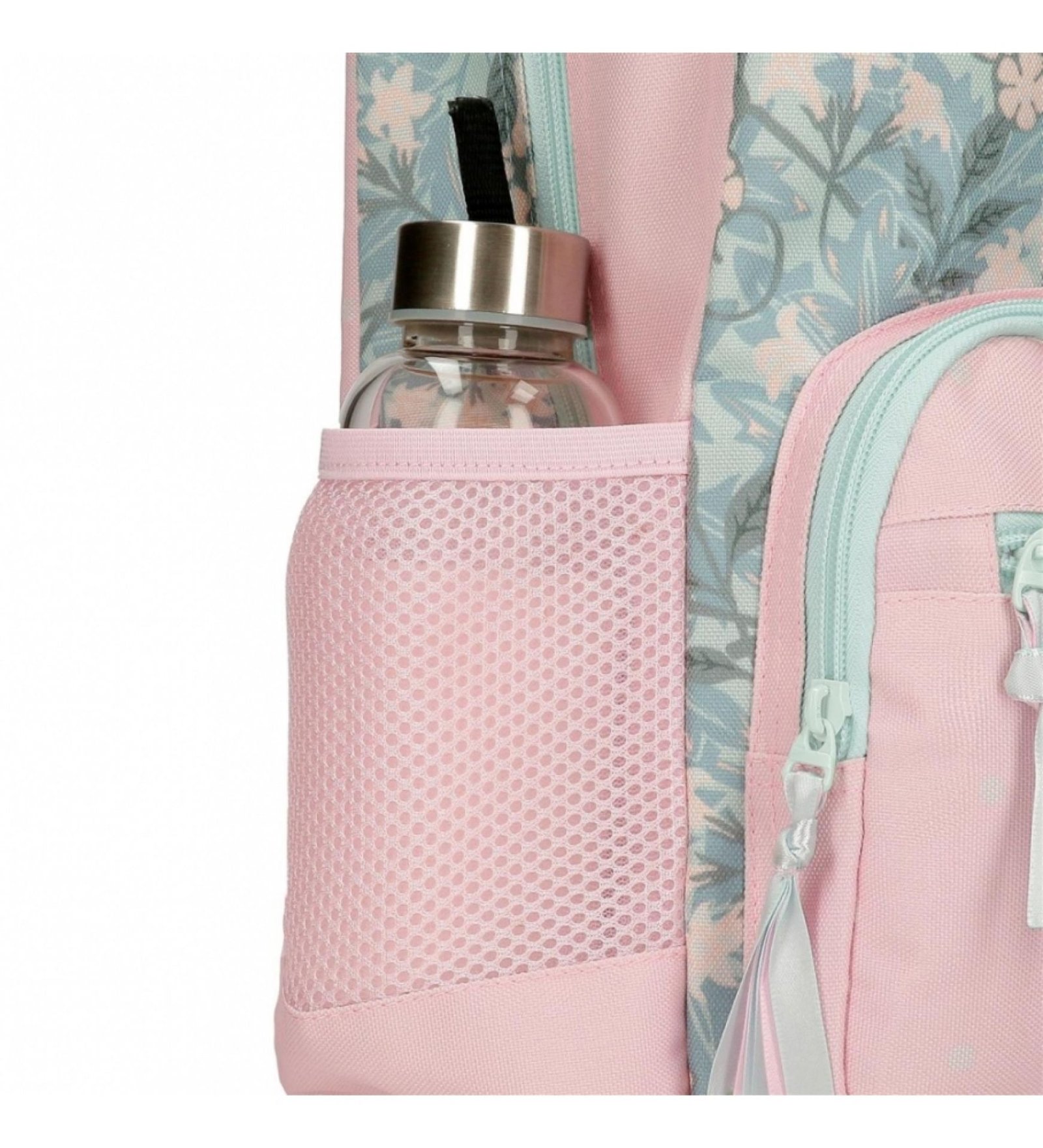 Mochila escolar Roll Road Spring is here 38 cm adaptable a carro rosa - Imagen 4