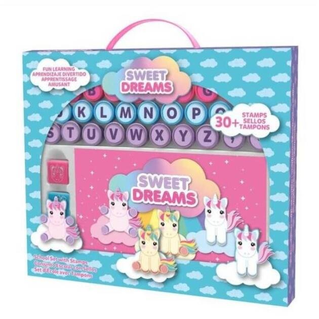 SET PAPELERÍA CON SELLOS DE SWEET DREAMS