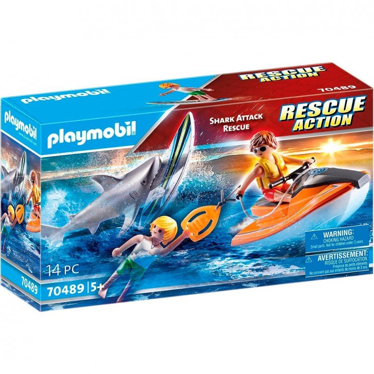 SHARK ATTACK RESCUE ACTION 70489 PLAYMOBIL