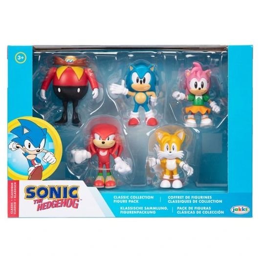 Pack 5 figuras Clásicas de Colección Sonic The Hedgehog