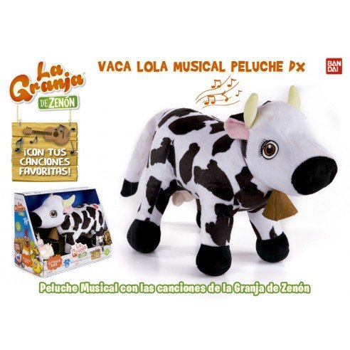 VACA LOLA PELUCHE MUSICAL LA GRANJA DE ZENON