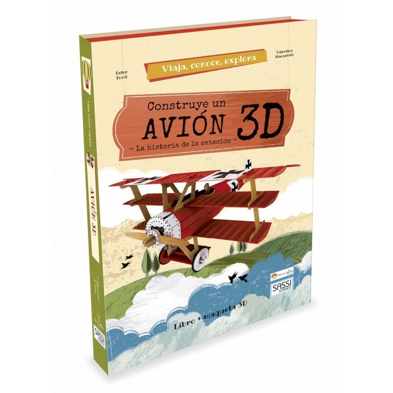 Viaja, conoce, explora - Construye un Avión 3D