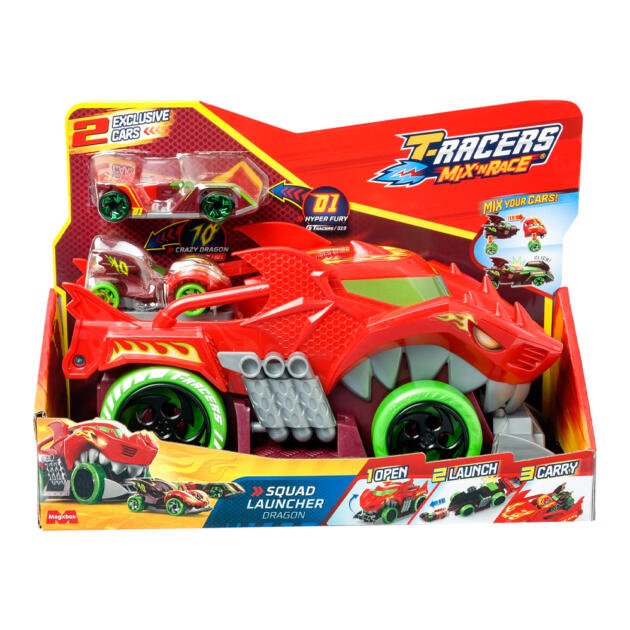 T- Racers Mix'nRace Squad Launcher Dragon