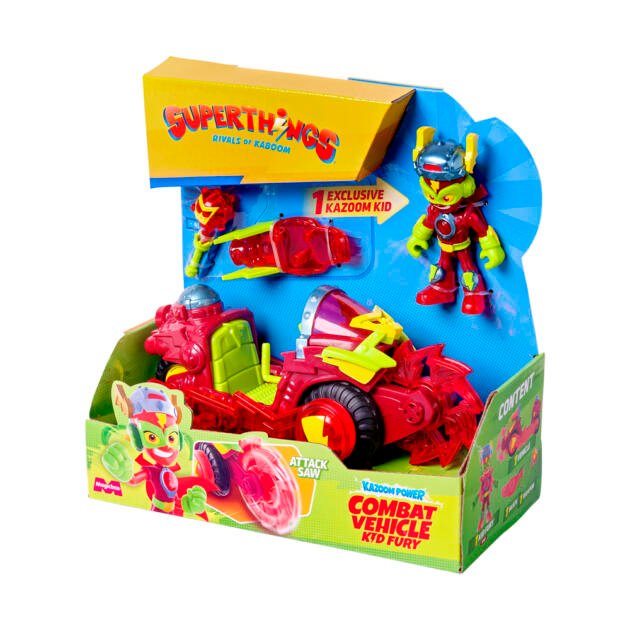 Superthings Kazoom Power Combat Vehicle Kid Fury