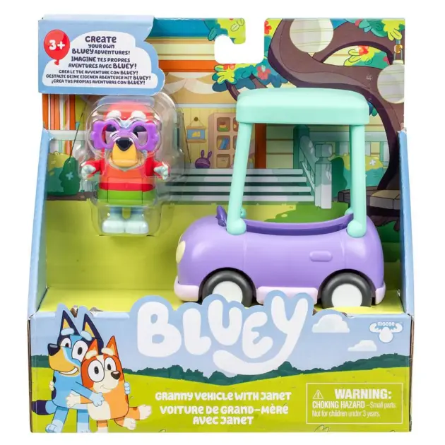 Bluey – Vehículo de la Abuela con Janet