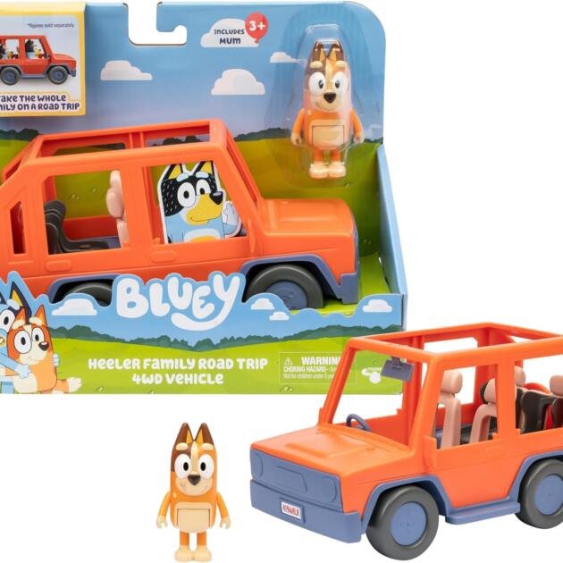 Bluey – Heeler Family Road Trip Todoterreno