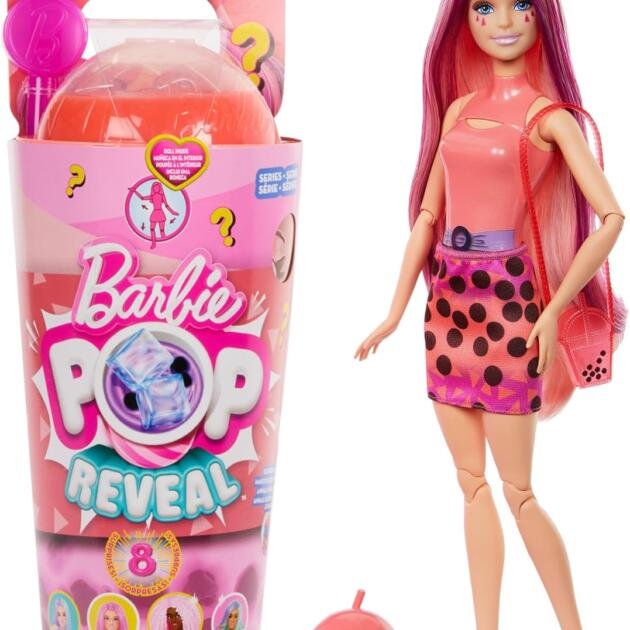 Barbie Pop Reveal – Serie Sorpresa con 8 Accesorios