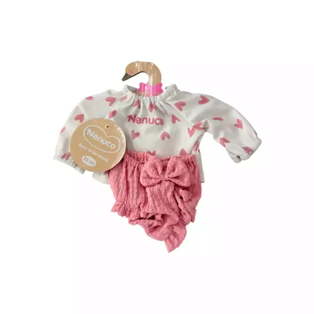 Ropa Nenuco 35 cm corazones