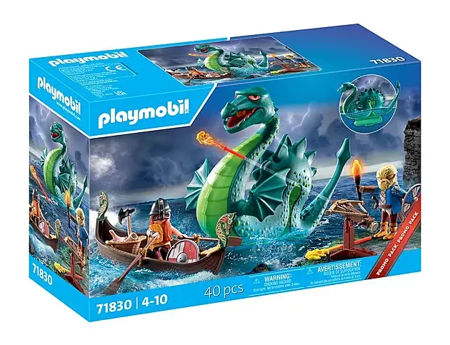 Vikingos con monstruo marino Playmobil