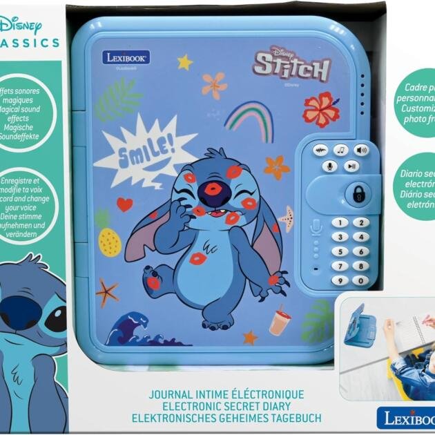 Diario secreto electrónico Disney Stitch – Lexibook