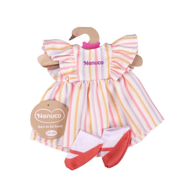 Ropa Nenuco 35 cm Vestido rayas coloridas