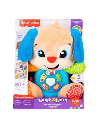 Peluche Perrito Ríe y Aprende Fisher Price
