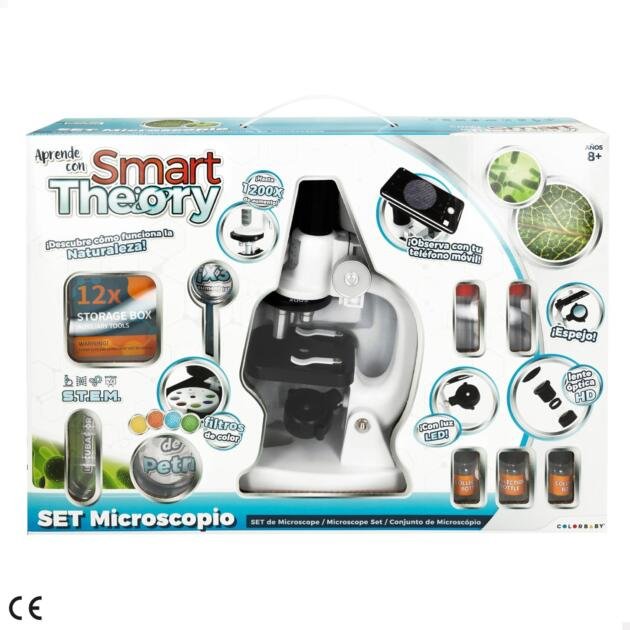 Set de Microscopio Educativo con Luz LED y Accesorios