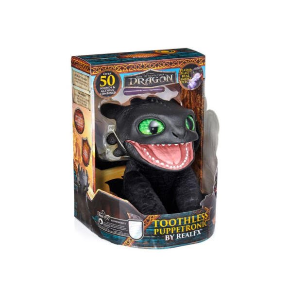 Dragón Chimuelo Interactivo Toothless Puppetronic