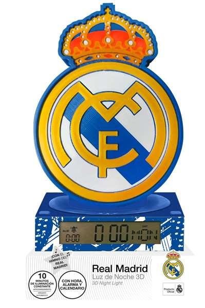 Luz de Noche 3D con Reloj y Calendario