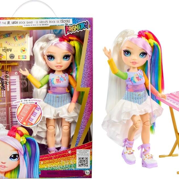 Rainbow High Jr. High – Amaya Raine Prismatic Band Doll con Teclado