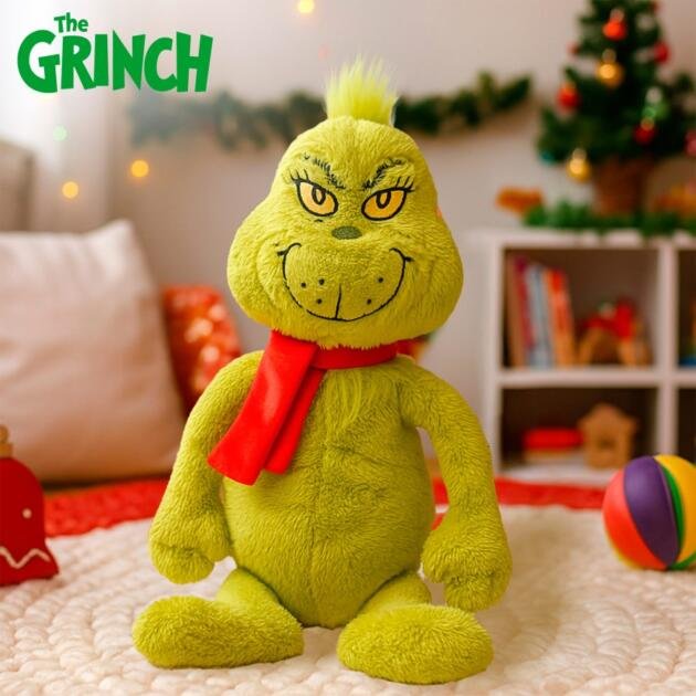 El Grinch – ¡El peluche más gruñón de la Navidad!