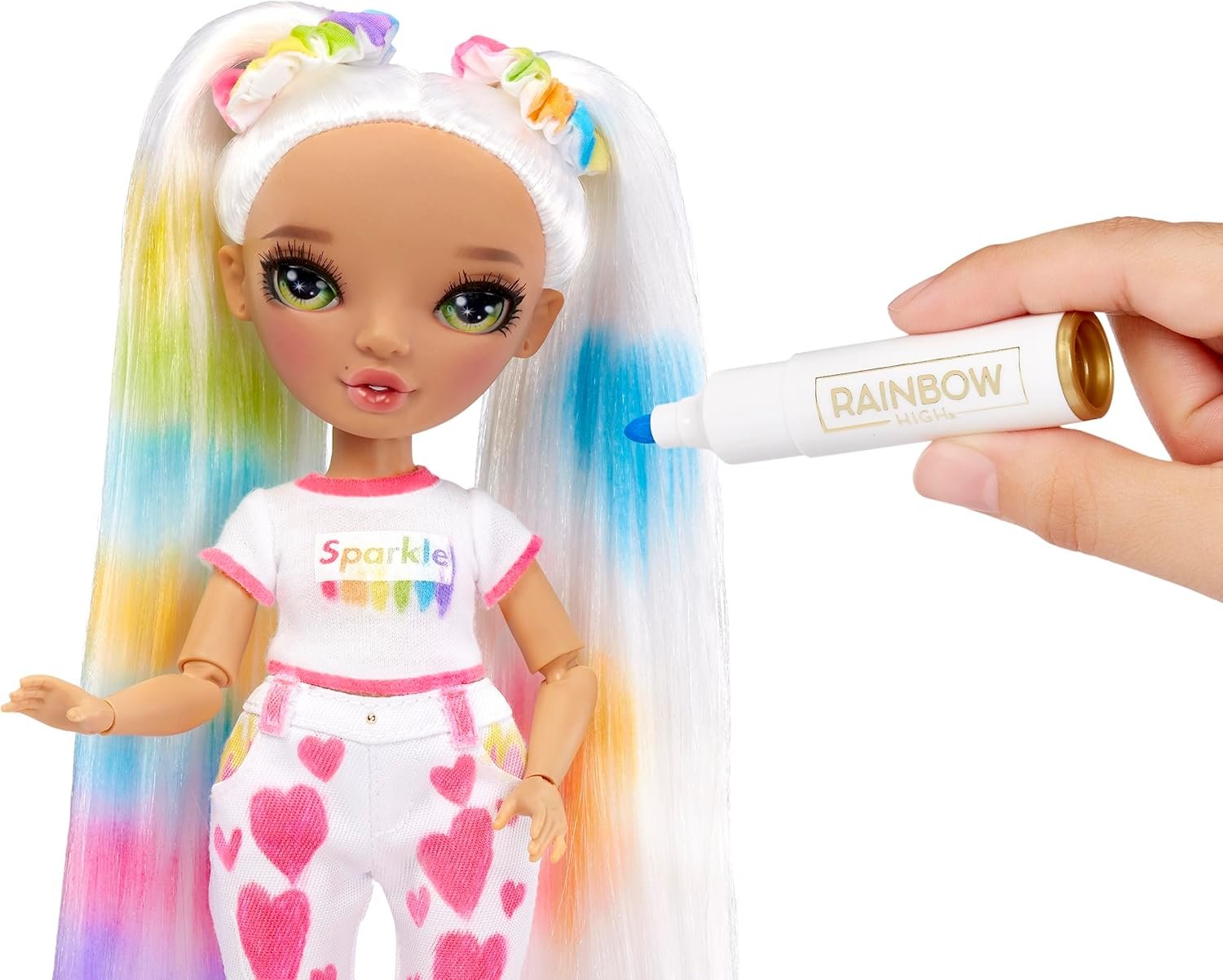 Rainbow High – Muñeca Color & Create con Rotuladores Lavables - Imagen 3