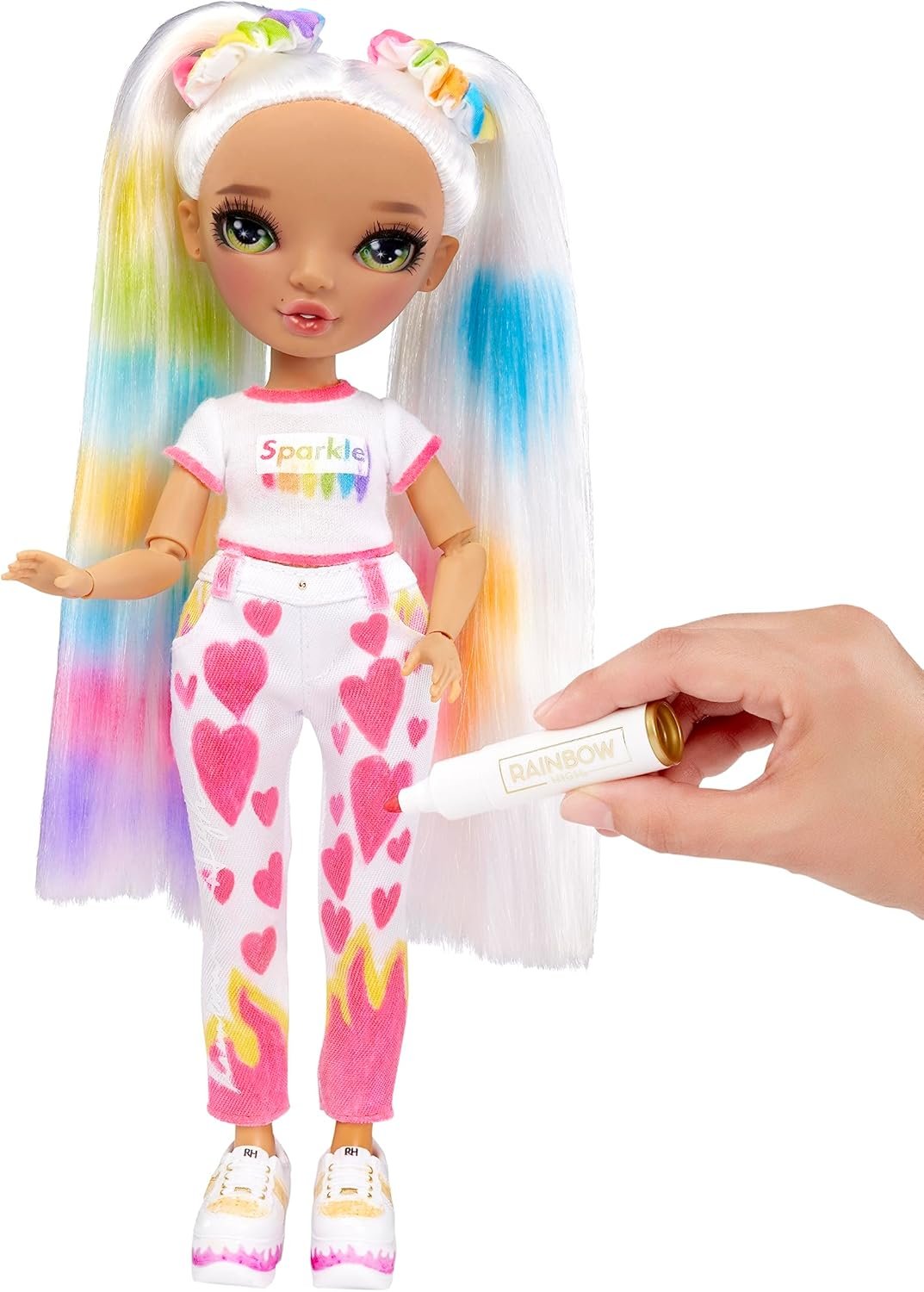 Rainbow High – Muñeca Color & Create con Rotuladores Lavables - Imagen 4